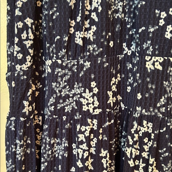 MICHAEL Michael Kors Navy blue Floral Maxi Dress size XL - Picture 3 of 15